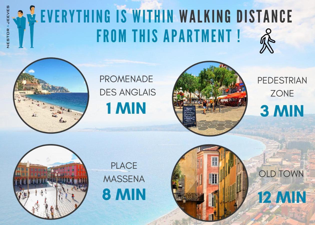 Nestor&Jeeves - City Break - Central - Very Close Sea Nice Eksteriør bilde